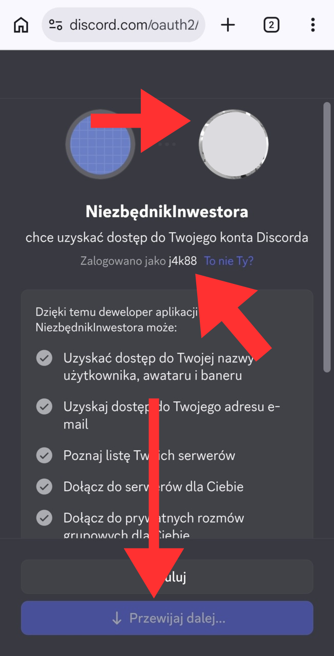 Strona główna bitkurs.pl z przyciskiem Zaloguj