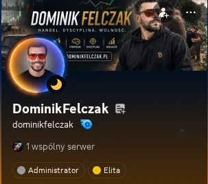 Prawdziwy profil Dominika na Discordzie